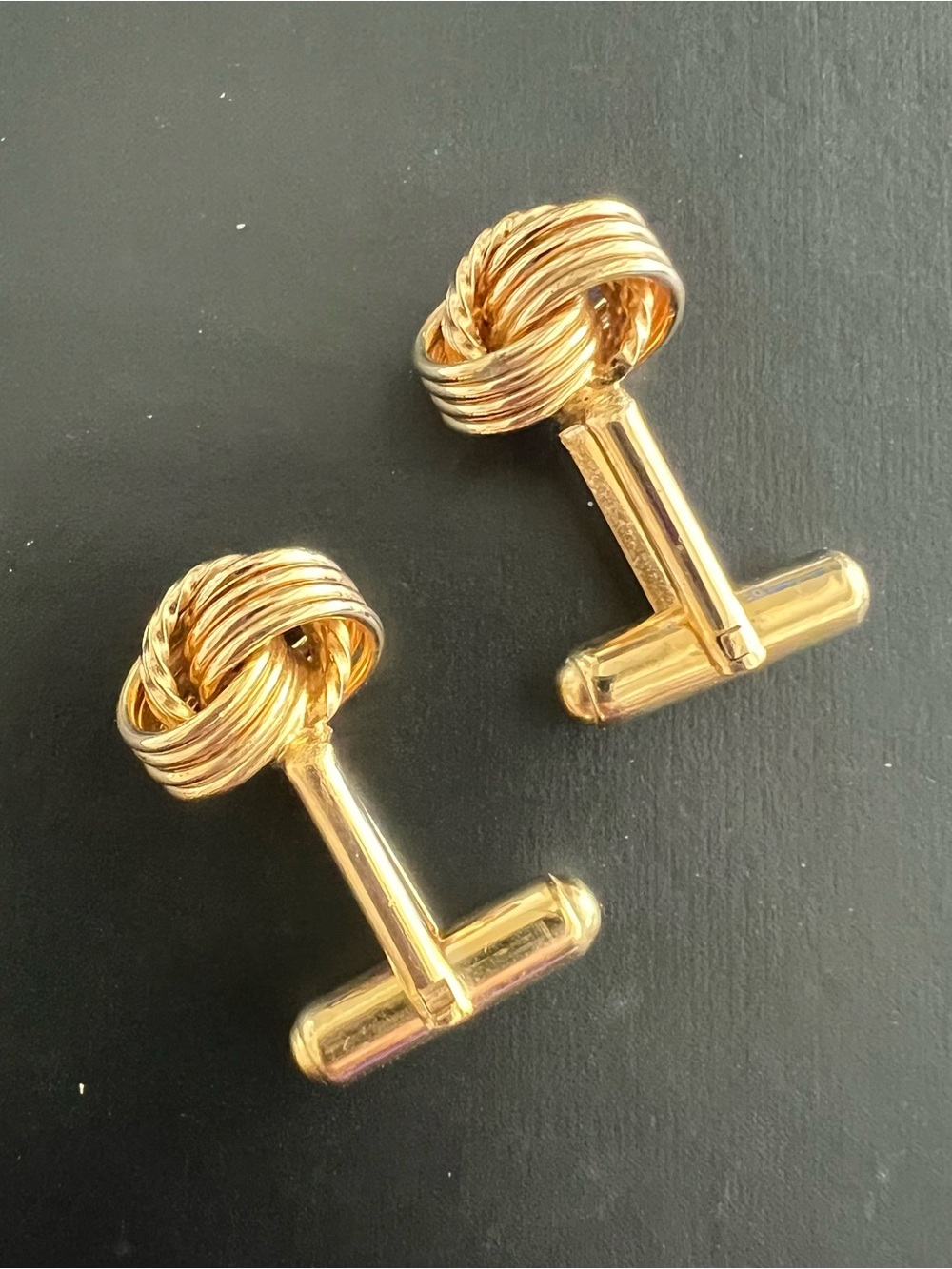 Classic Cufflink Bundle- Timeless Style- vintage style, pre owned, gold tone